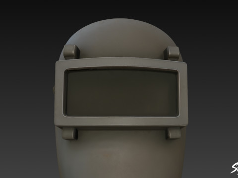 Kaynak Maskesi 3D Model