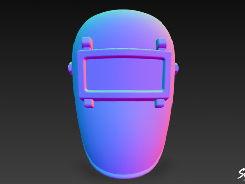 Kaynak Maskesi 3D Model