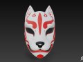Kitsune Mask Modelo 3D