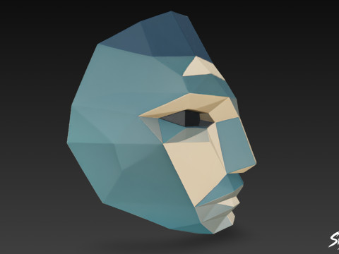 Masque de chef Modèle 3D