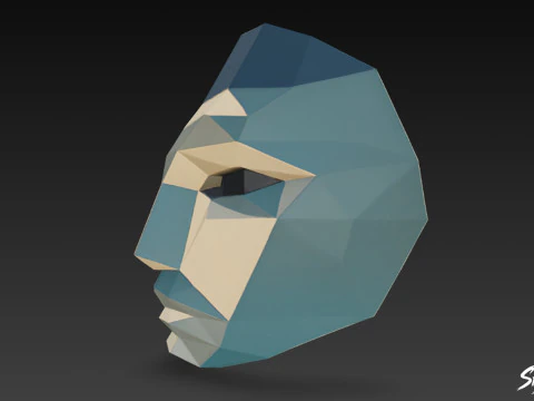 Leader Mask 3D Model