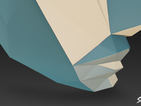 Masque de chef Modèle 3D