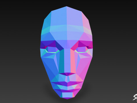 Masque de chef Modèle 3D