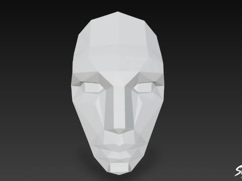 Leader Mask 3D Model