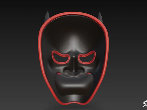 Oni Mask 3D Model