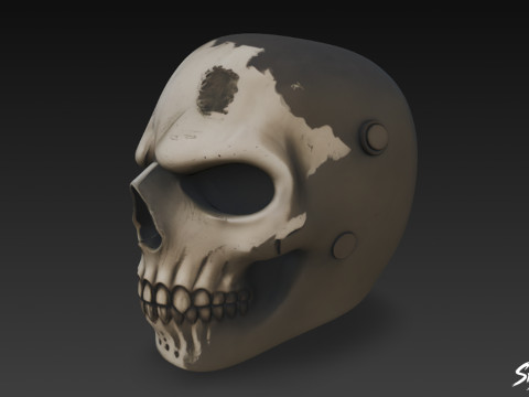 Máscara de caveira Modelo 3D