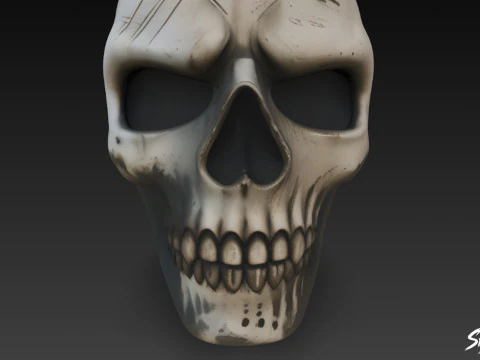 Skull Mask 3D Model