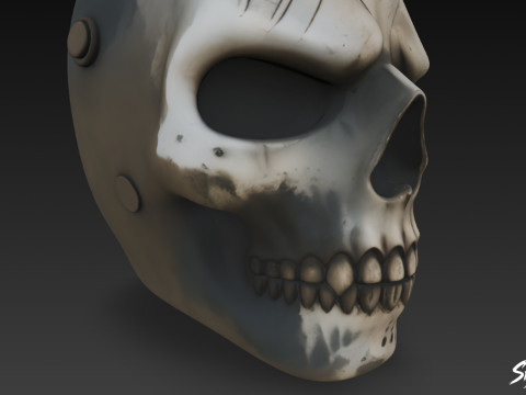 Máscara de caveira Modelo 3D