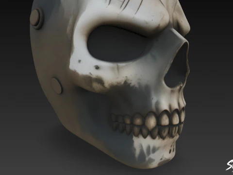 Skull Mask 3D Model