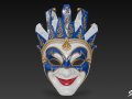 Venetian Jester Mask Modelo 3D