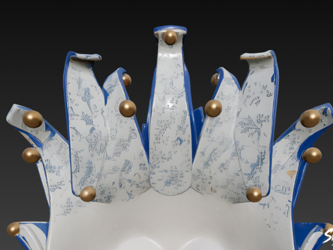 Masque de bouffon vénitien Modèle 3D