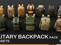 Military Backpack Pack 3D Модель