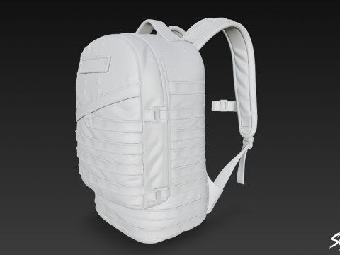 Mochila de camuflaje del desierto Modelo 3D