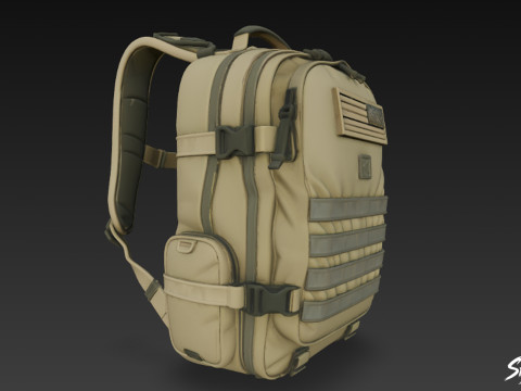 Zeytin Saldırısı Sırt Çantası 3D Model