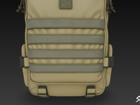 Zeytin Saldırısı Sırt Çantası 3D Model