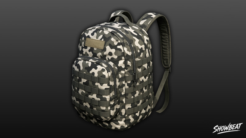 Urban Camo Sırt Çantası 3D Model .c4d .max .obj .3ds .fbx .stl .blend