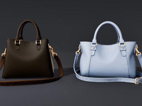 여성용 가방 팩 3D 모델