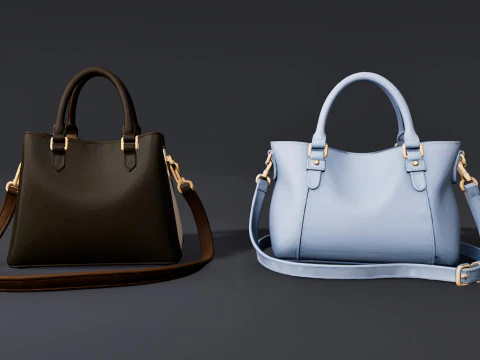 Damen-Taschenpaket 3D Modell