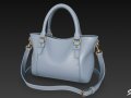 Blue Modern Tote Bag 3D 모델