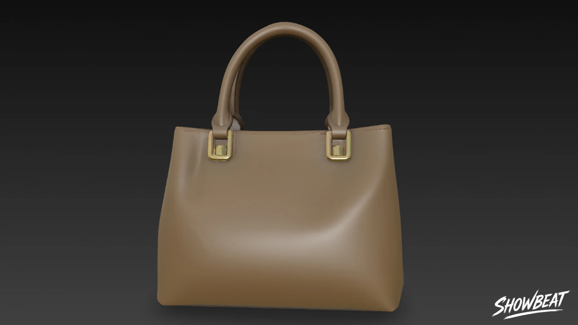 Brown Casual Shoulder Bag 3D Model .c4d .max .obj .3ds .fbx .stl .blend 