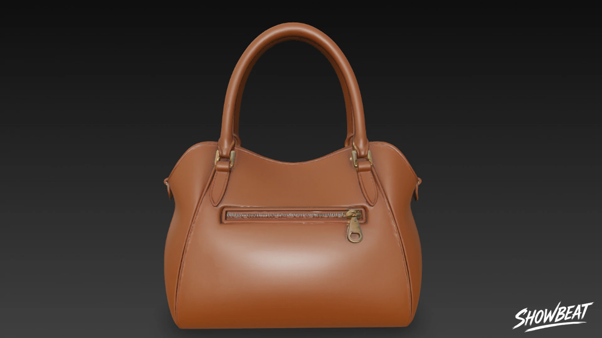 Brown Casual Tote Bag 3D Model .c4d .max .obj .3ds .fbx .stl .blend 