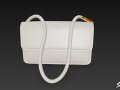 Cream Crossbody Bag Model 3D