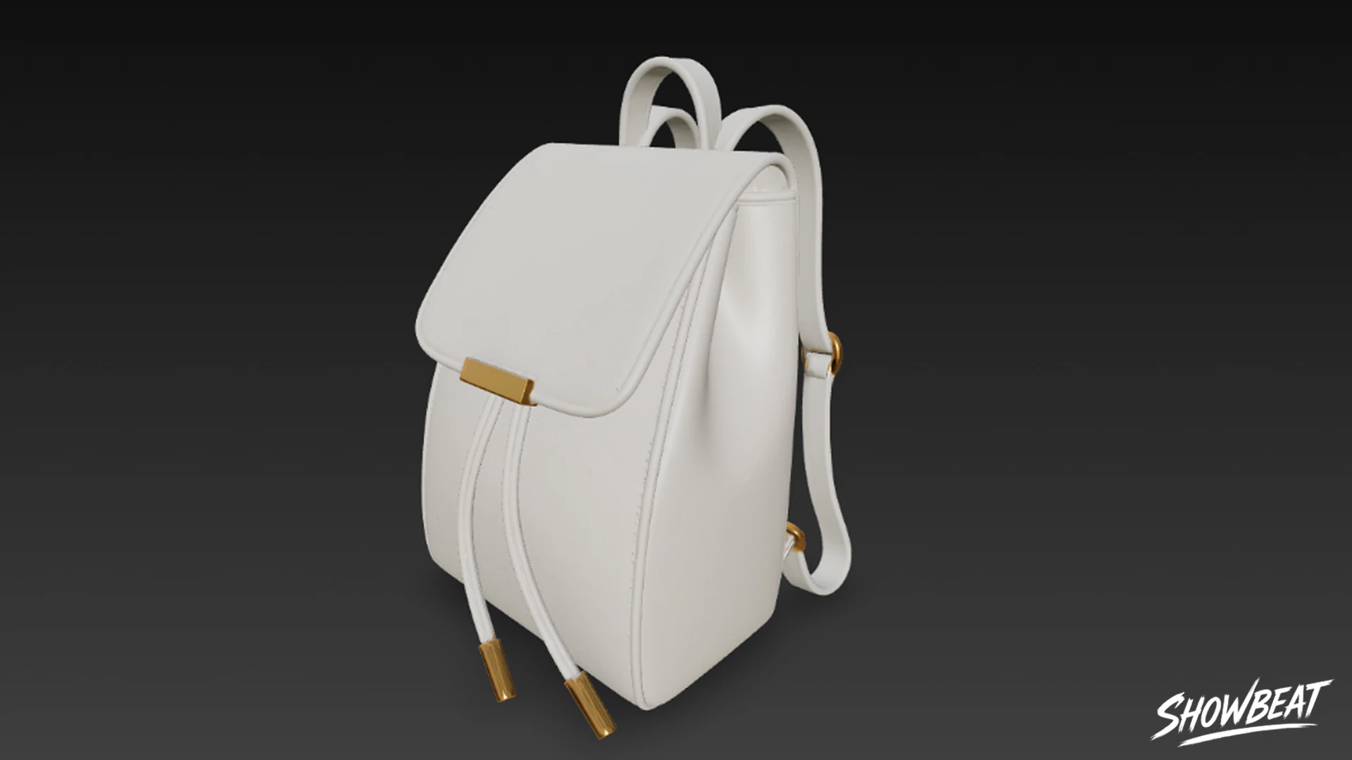 Mochila de cuero marfil Modelo 3D .c4d .max .obj .3ds .fbx .stl .blend 