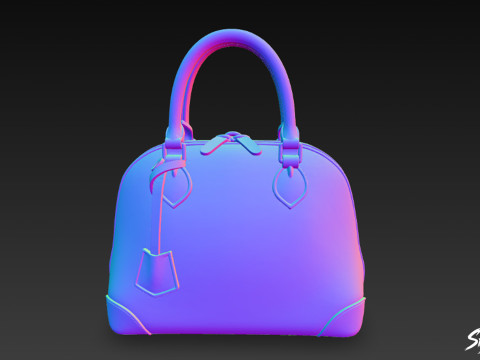 오프화이트 클래식 숄더백 3D 모델