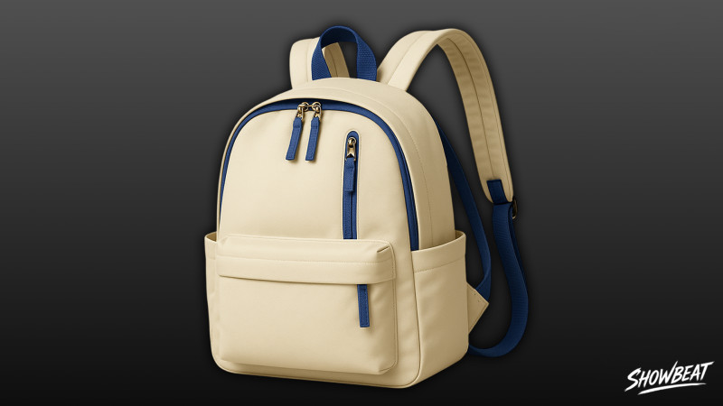 Mochila azul marfil Modelo 3D .c4d .max .obj .3ds .fbx .stl .blend 