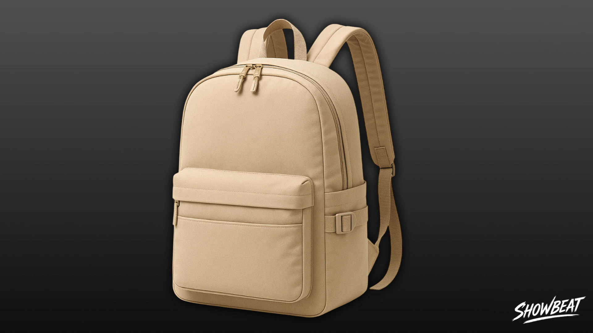 Taupe Casual Backpack 3D Model .c4d .max .obj .3ds .fbx .stl .blend