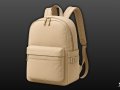 Taupe Casual Backpack 3D Model