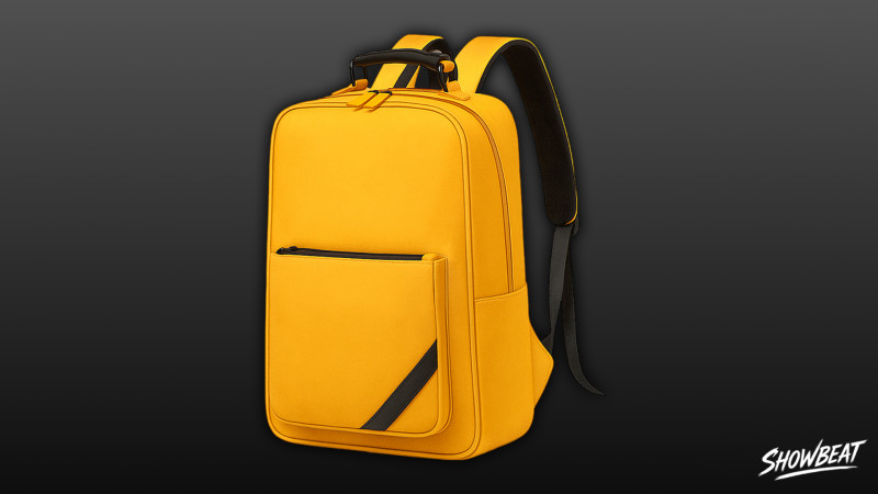 Жовтий сучасний рюкзак 3D Модель .c4d .max .obj .3ds .fbx .stl .blend