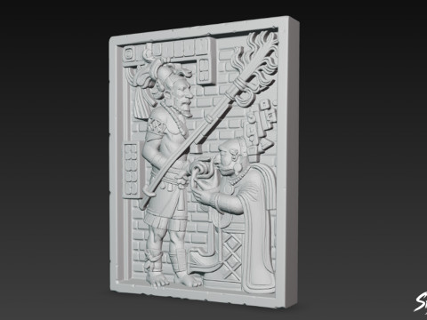 Dintel 24 de Yaxchilán Modelo 3D