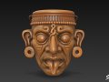 Mask of Kinich Ahau 3Dモデル
