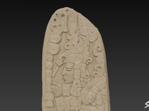 Stela 31 of Tikal 3D Model