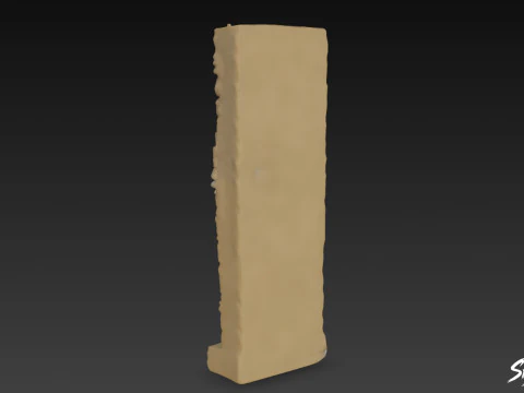 Stela D of Copn 3D Model
