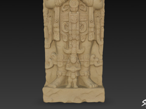 Copn'un Stela D'si 3D Model