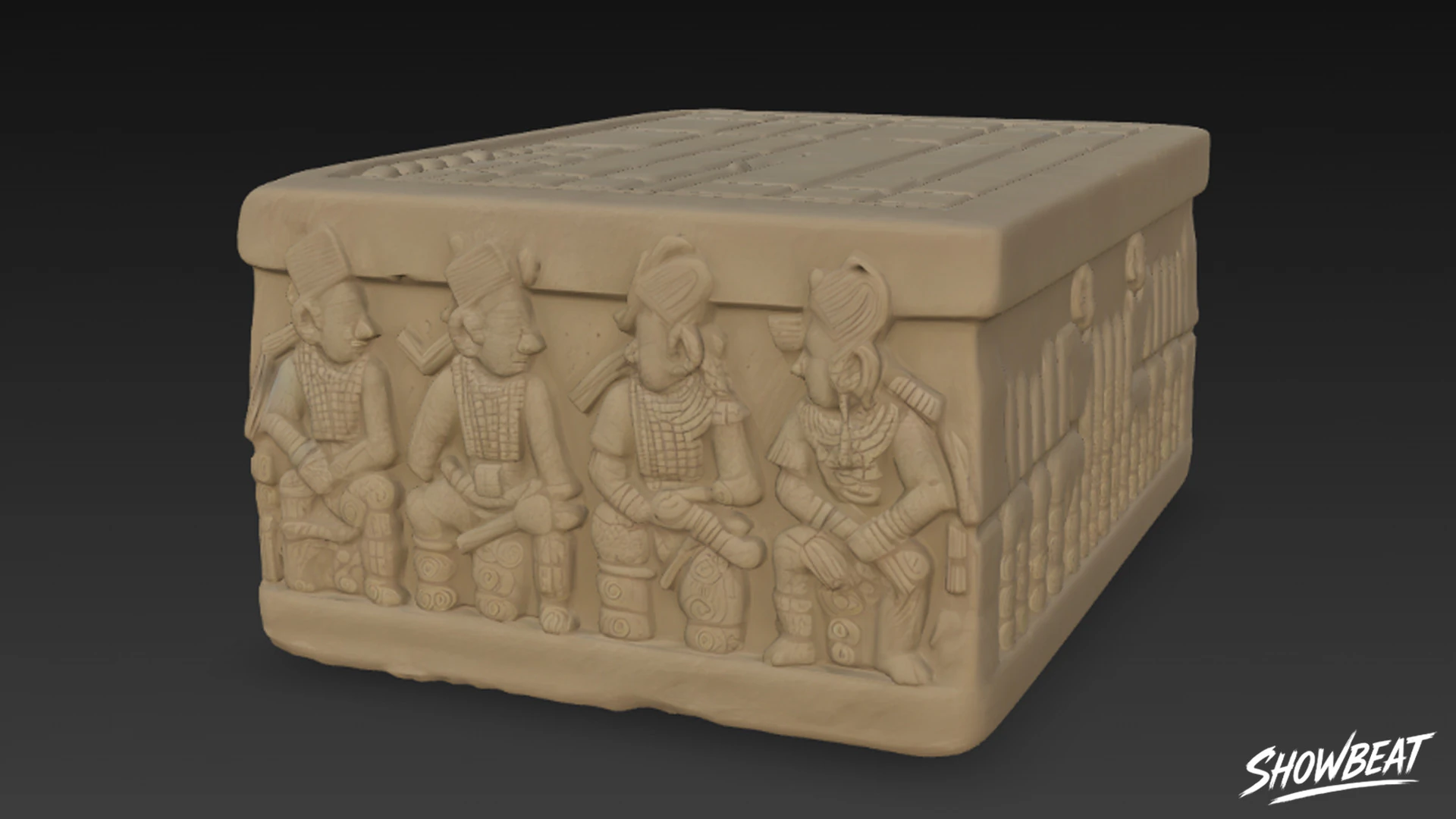 The Altar Q of Copn 3D Model .c4d .max .obj .3ds .fbx .stl .blend 