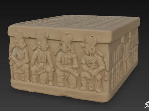 O Altar Q de Copn Modelo 3D