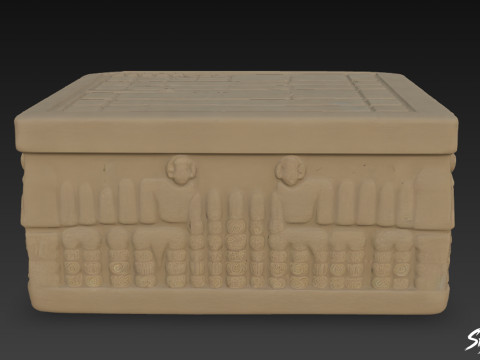 El Altar Q de Copán Modelo 3D