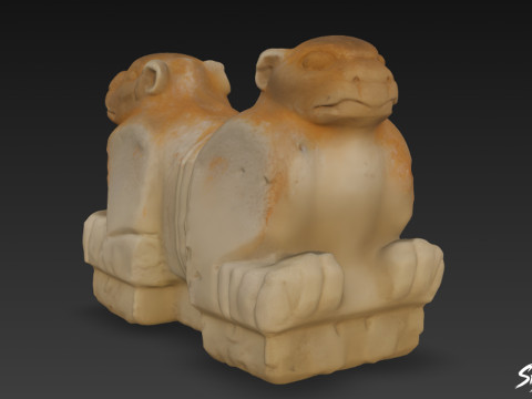 Tahta Jaguar Uxmal Model 3D