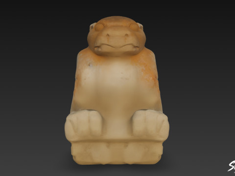 Tahta Jaguar Uxmal Model 3D