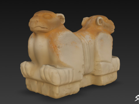 Tahta Jaguar Uxmal Model 3D