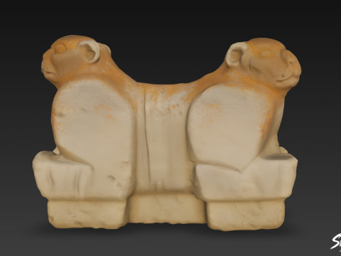 Tahta Jaguar Uxmal Model 3D