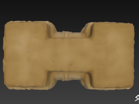 Tahta Jaguar Uxmal Model 3D