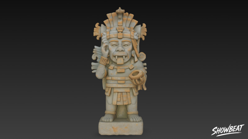 特拉洛克雕像 3D 模型 .c4d .max .obj .3ds .fbx .stl .blend