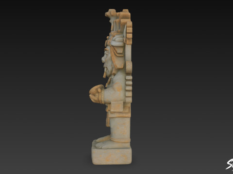 特拉洛克雕像 3D 模型