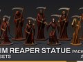 Grim Reaper Statue Pack 3Dモデル