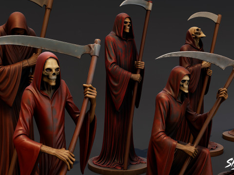 Azrail Heykeli Paketi 3D Model