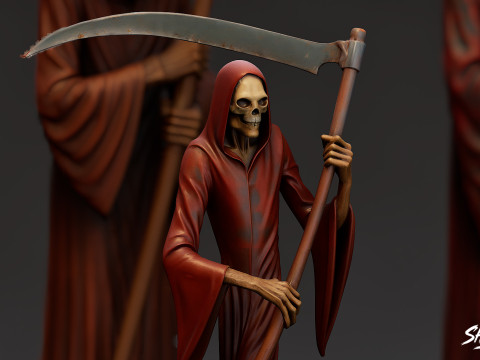 Azrail Heykeli Paketi 3D Model